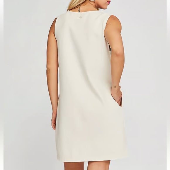 Betabrand Admiral Button Shift Dress NWOT - Picture 3 of 5